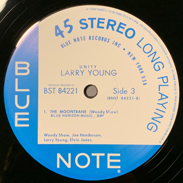 Larry Young - Unity (2xVinyl, 12", 45 RPM, Album, Stereo, Reissue, Limited Edition) Very Good (VG) / Very Good Plus (VG+)