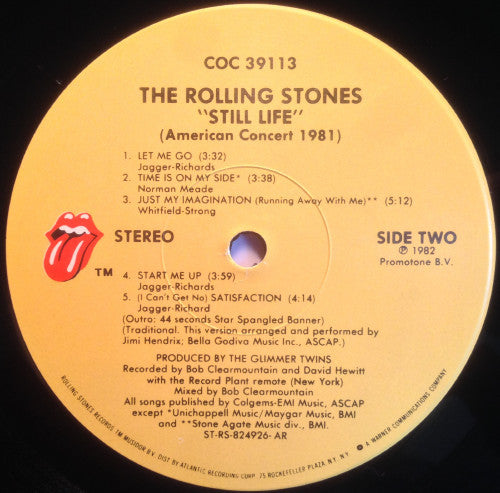 The Rolling Stones - Still Life (American Concert 1981) (Vinyl, LP,...