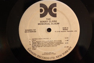 Sonny Clark - The Sonny Clark Memorial Album (Vinyl, LP, Album, Mono)