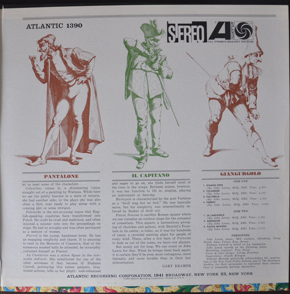 The Modern Jazz Quartet - The Comedy (Vinyl, LP, Album, Repress, Stereo) Very Good Plus (VG+) / Very Good Plus (VG+)