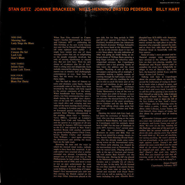 Stan Getz Quartet - Live At Montmartre (2xVinyl, LP, Album) Very Good Plus (VG+) / Very Good Plus (VG+)