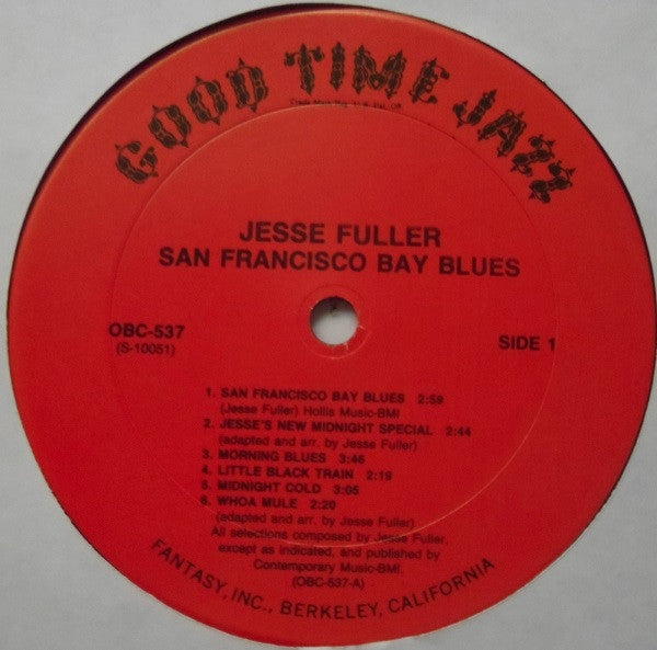 Jesse Fuller - San Francisco Bay Blues (Vinyl, LP, Album, Stereo, R...