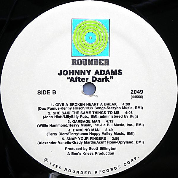 Johnny Adams - After Dark (Vinyl, LP, Album) Very Good Plus (VG+) / Very Good Plus (VG+)