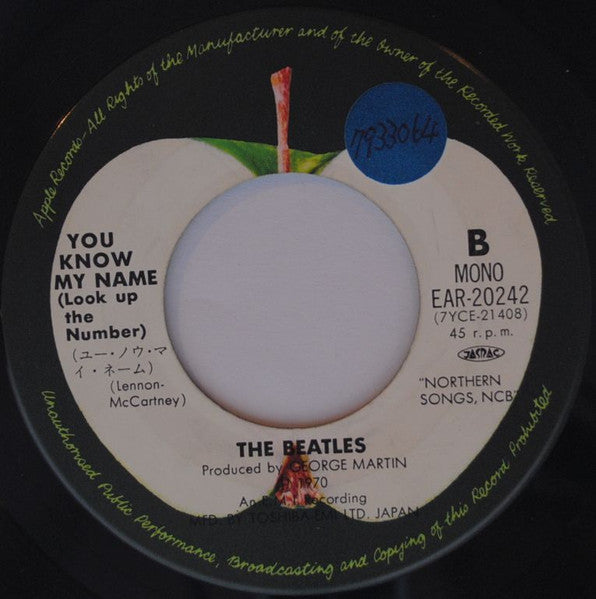 The Beatles - レット・イット・ビー = Let It Be / ユー・ノウ・マイ・ネーム = You Know My N...