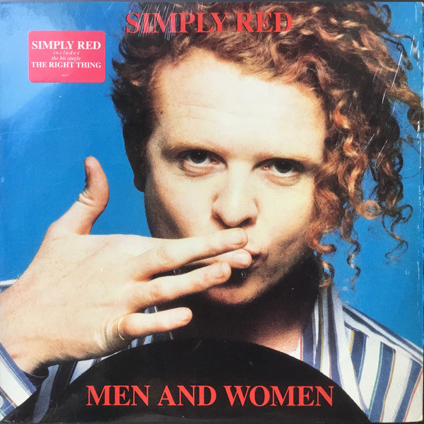 Simply Red - Men And Women (Vinyl, LP, Album) Very Good (VG) / Very Good Plus (VG+)