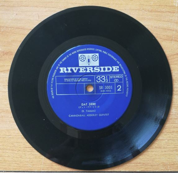 The Cannonball Adderley Quintet - Work Song / Dat Dere (Vinyl, 7", 33 ⅓ RPM, Single, Stereo) Very Good Plus (VG+) / Very Good (VG)