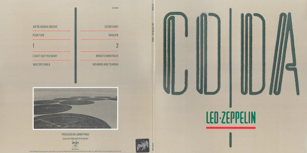 Led Zeppelin - Coda (Vinyl, LP, Album, Reissue, Remastered, Stereo) Near Mint (NM or M-) / Very Good Plus (VG+)