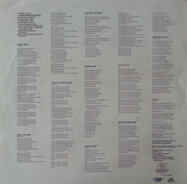 Alvin Lee - Detroit Diesel (Vinyl, LP, Album) Near Mint (NM or M-) / Near Mint (NM or M-)