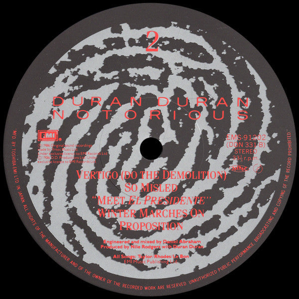 Duran Duran - Notorious (Vinyl, LP, Album)
