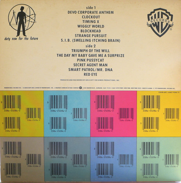 Devo - Duty Now For The Future = 生存学未来編 (Vinyl, LP, Album, Stereo) Very Good (VG) / Good Plus (G+)