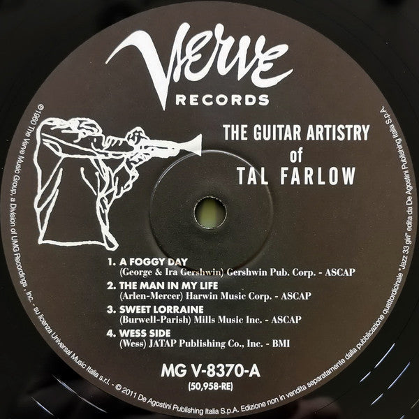 Tal Farlow - The Guitar Artistry Of Tal Farlow (Vinyl, LP, Album, Reissue, Stereo) Very Good Plus (VG+) / Very Good Plus (VG+)