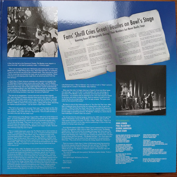 The Beatles - Live At The Hollywood Bowl (Vinyl, LP, Album, Remastered) Mint (M) / Mint (M)
