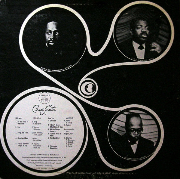 Betty Carter - Betty Carter (Vinyl, LP, Album) Very Good (VG) / Very Good (VG)