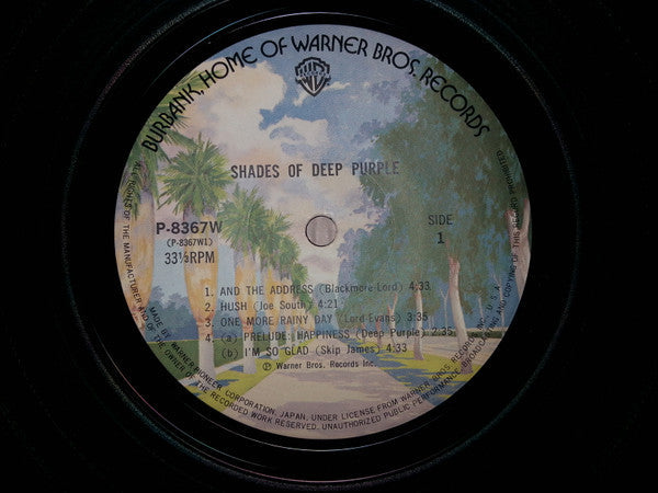 Deep Purple - Shades Of Deep Purple (Vinyl, LP, Album, Reissue)
