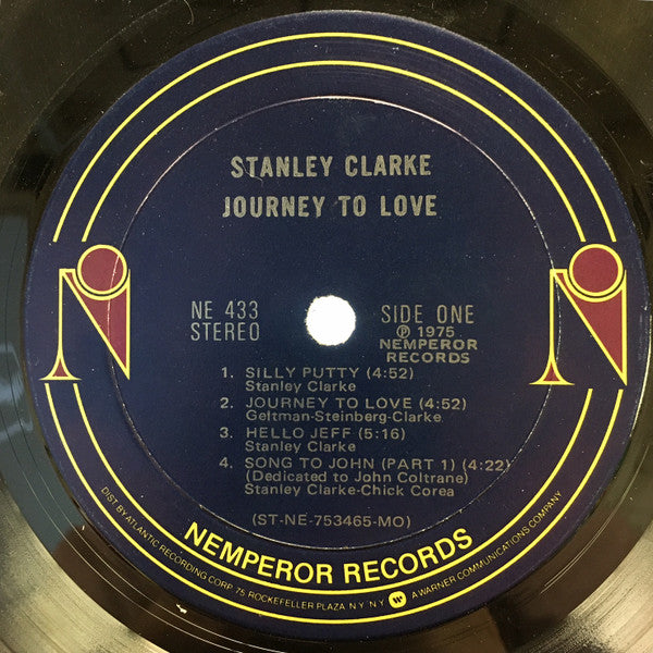 Stanley Clarke - Journey To Love (Vinyl, LP, Album, Stereo) Good Plus (G+) / Very Good (VG)