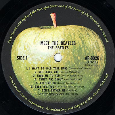The Beatles - Meet The Beatles! (Vinyl, LP, Album, Reissue, Mono)
