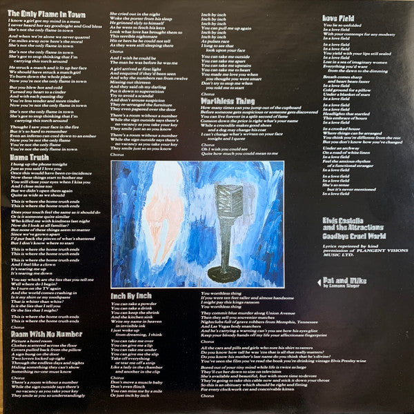 Elvis Costello & The Attractions - Goodbye Cruel World (Vinyl, LP, Album, Stereo) Very Good (VG) / Very Good (VG)