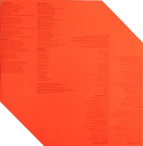 The Motors - Tenement Steps (Vinyl, LP, Album) Very Good Plus (VG+) / Very Good Plus (VG+)