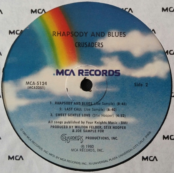 The Crusaders - Rhapsody And Blues (Vinyl, LP, Album)