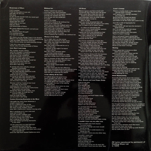 Ringo Starr - Beaucoups Of Blues (Vinyl, LP, Album) Very Good Plus (VG+) / Very Good Plus (VG+)