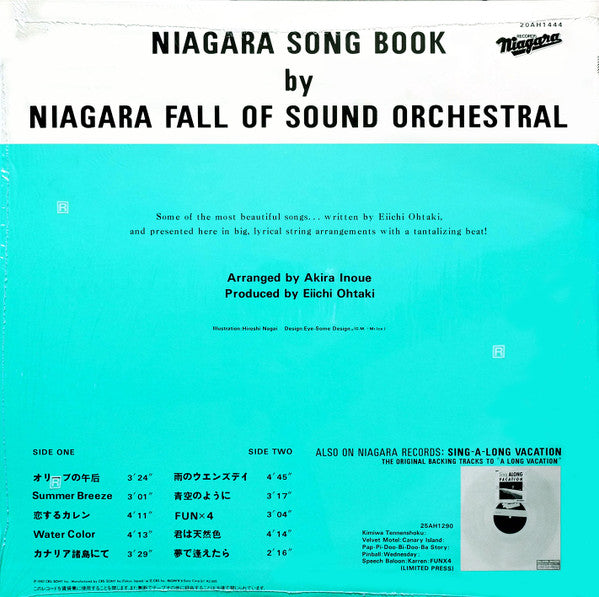 Niagara Fall Of Sound Orchestral - Niagara Song Book (Vinyl, LP, Album, Stereo) Very Good Plus (VG+) / Very Good Plus (VG+)