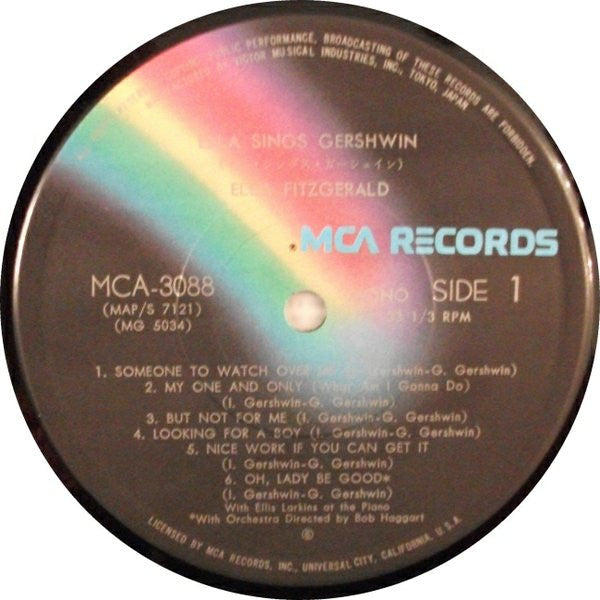 Ella Fitzgerald - Ella Sings Gershwin (Vinyl, LP, Reissue, Mono)