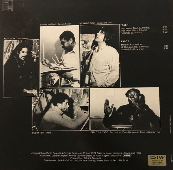 Sunny Murray Quintet - Aigu-Grave (Vinyl, LP, Album) Near Mint (NM or M-) / Very Good Plus (VG+)