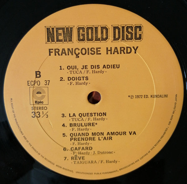 Françoise Hardy - Françoise Hardy (Vinyl, LP, Compilation) Very Good (VG) / Very Good Plus (VG+)