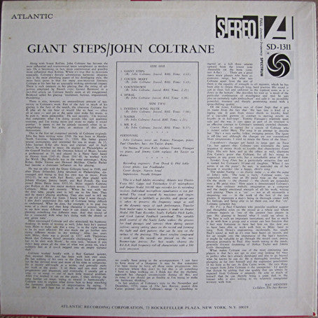 John Coltrane - Giant Steps = ジャイアント・ステップス (Vinyl, LP, Album, Stere...