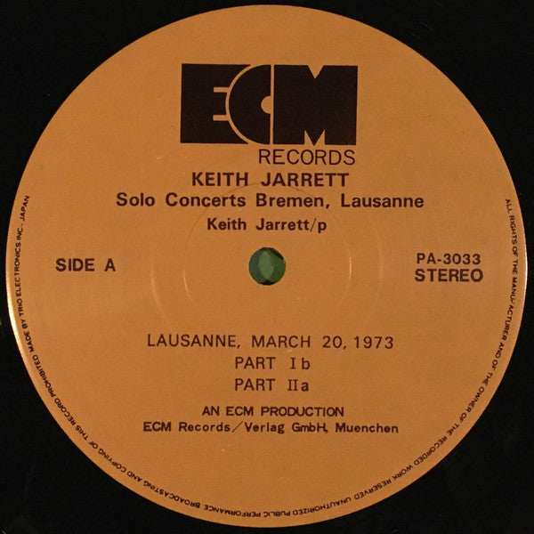 Keith Jarrett - Solo Concerts: Bremen / Lausanne (Box Set, Vinyl, L...