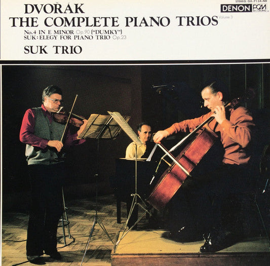 Antonín Dvořák - The Complete Piano Trios, Volume 3 (Trio No. 4 In E Minor, Op. 90 ("Dumky") / Elegy For Piano Trio, Op. 33) (Vinyl, LP) Very Good Plus (VG+) / Very Good (VG)