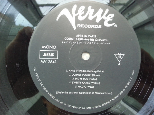 Count Basie Orchestra - April In Paris (Vinyl, LP, Album, Reissue, ...