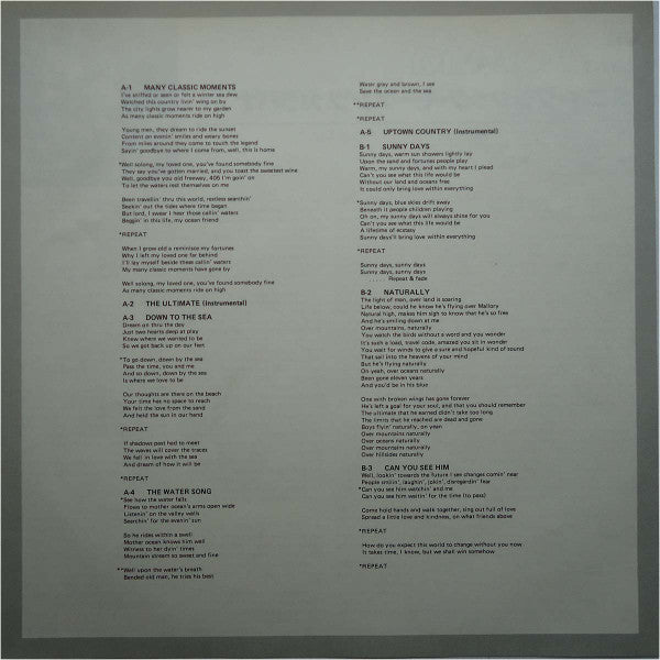 Kalapana - Many Classic Moments (Vinyl, LP, Album) Very Good (VG) / Very Good Plus (VG+)