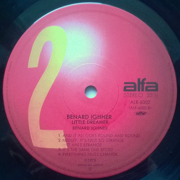 Bernard Ighner - Little Dreamer (Vinyl, LP, Album) Very Good (VG) / Very Good (VG)