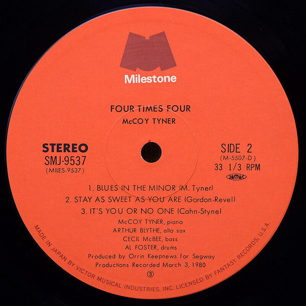 McCoy Tyner - 4 X 4 (Vinyl, LP, Album)