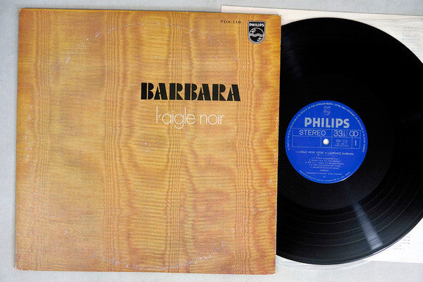 Barbara (5) - L'aigle Noir = 黒いワシ (Vinyl, LP, Album, Reissue, Stereo) Very Good (VG) / Very Good (VG)