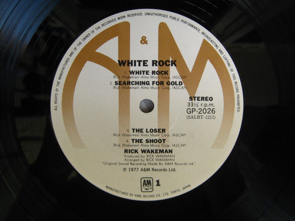 Rick Wakeman - White Rock (Vinyl, LP, Album, Stereo)