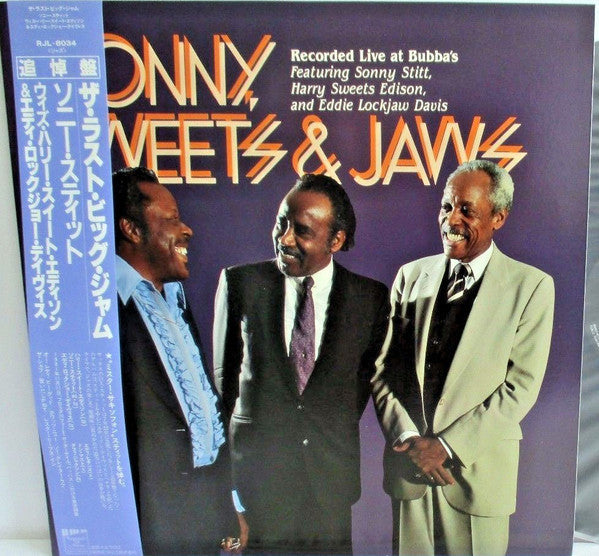 Sonny Stitt - Sonny, Sweets & Jaws (Vinyl, LP, Album) Very Good Plus (VG+) / Good Plus (G+)