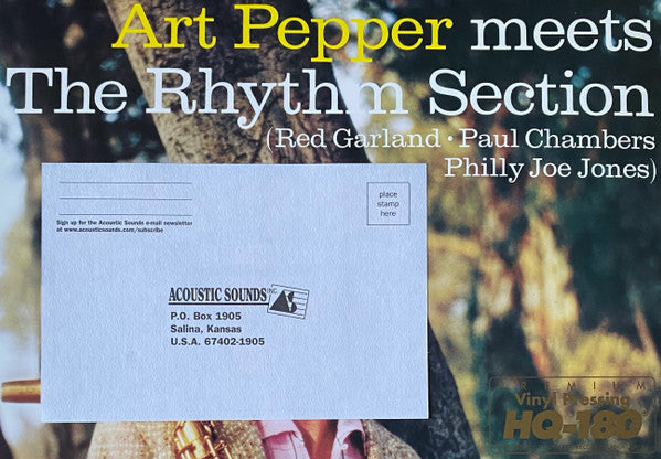 Art Pepper - Art Pepper Meets The Rhythm Section (Vinyl, LP, Album, Limited Edition, Reissue, Stereo) Near Mint (NM or M-) / Very Good Plus (VG+)