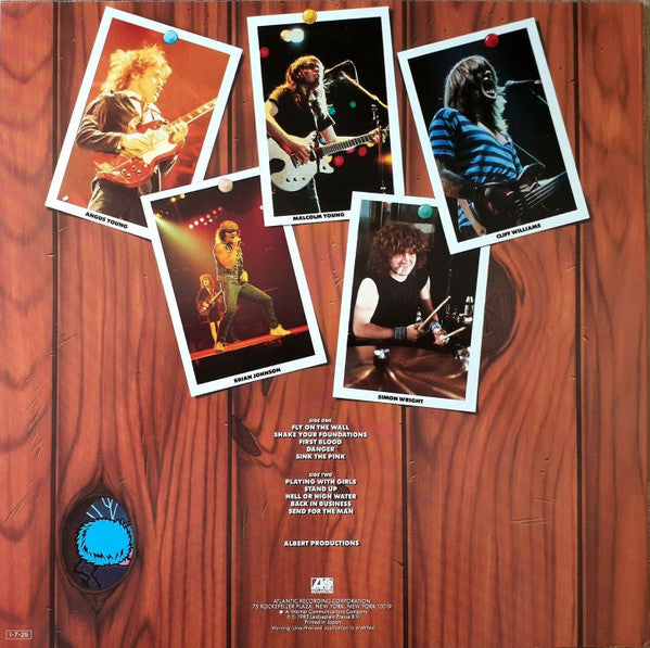 AC/DC - Fly On The Wall (Vinyl, LP, Album, Stereo)