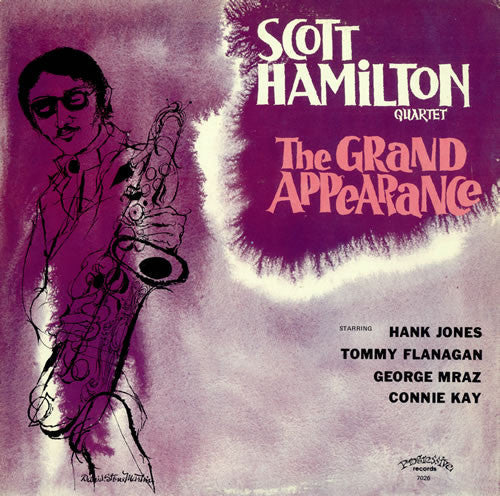 The Scott Hamilton Quartet - The Grand Appearance (Vinyl, LP, Album) Very Good Plus (VG+) / Very Good (VG)