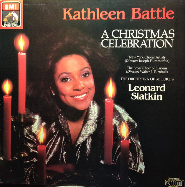Kathleen Battle - A Christmas Celebration (Vinyl, LP) Very Good (VG) / Very Good (VG)