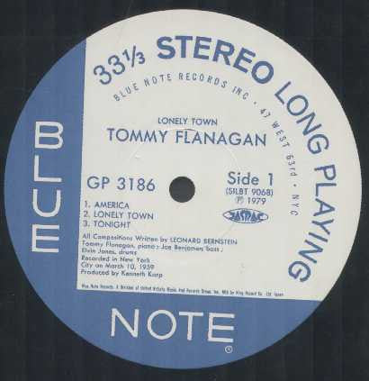 Tommy Flanagan - Lonely Town (Vinyl, LP, Album)