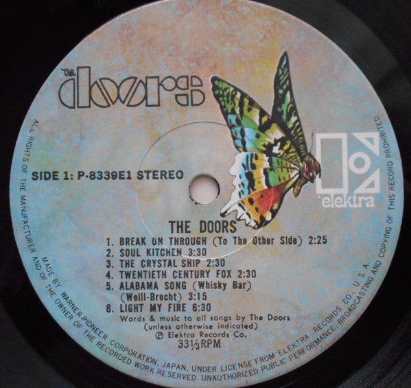 The Doors - The Doors (Vinyl, LP, Album, Reissue, Stereo) Very Good (VG) / Very Good (VG)