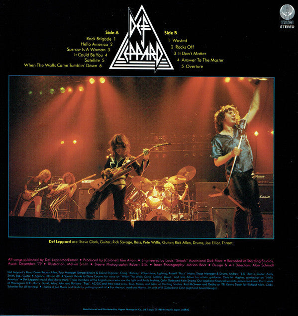 Def Leppard - On Through The Night (Vinyl, LP, Album, Reissue) Very Good Plus (VG+) / Poor (P)