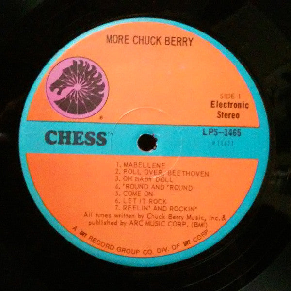Chuck Berry - More Chuck Berry (Vinyl, LP, Compilation, Reissue, Stereo) Very Good (VG) / Good Plus (G+)
