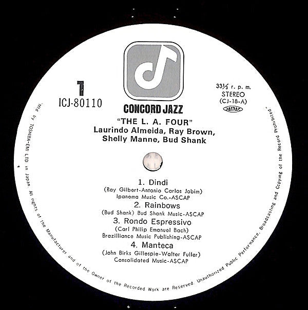 LA4 - The L.A.4 = ザ・L・A・フォー (Vinyl, LP, Album, Stereo)