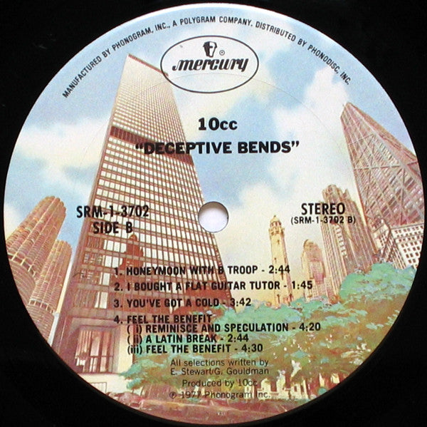 10cc - Deceptive Bends (Vinyl, LP, Album, Stereo) Very Good Plus (VG+) / Very Good Plus (VG+)