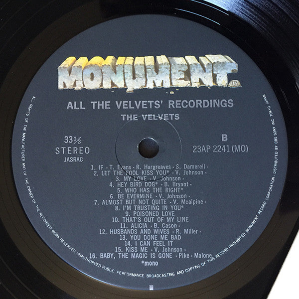 The Velvets - All The Velvets' Recordings (Vinyl, LP, Compilation, ...