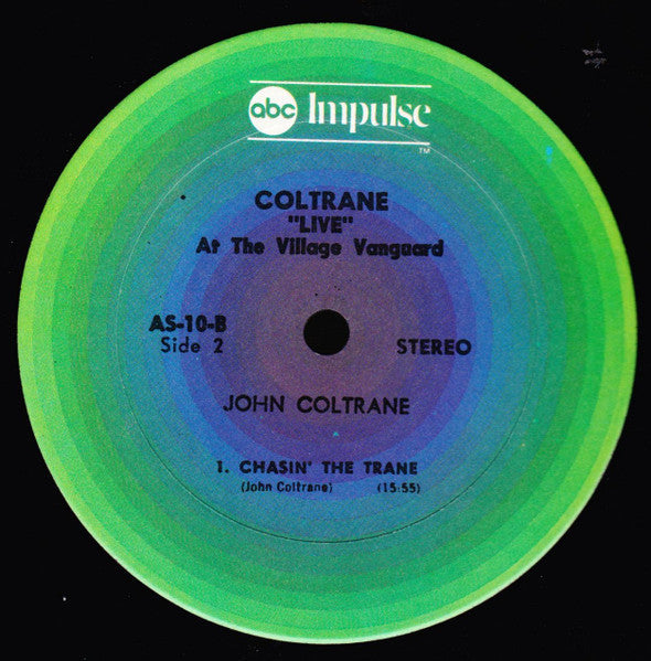 John Coltrane - "Live" At The Village Vanguard (Vinyl, LP, Album, Reissue, Stereo) Very Good (VG) / Very Good Plus (VG+)